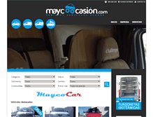 Tablet Screenshot of maycoocasion.com